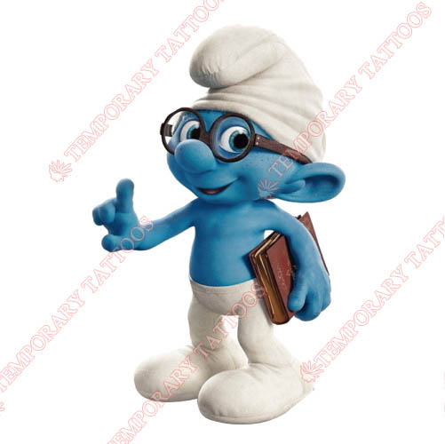 The Smurfs Customize Temporary Tattoos Stickers NO.3477